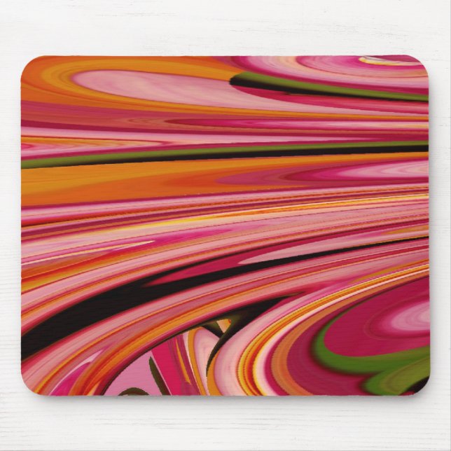 Hanna-Rosa-Glühen Mousepad (Vorne)