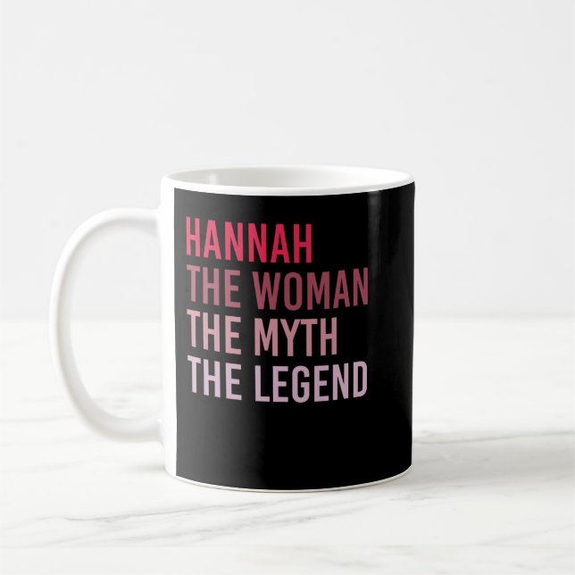 HANNAH Der Frauenmythos Legende Personalisierter N Kaffeetasse (Links)
