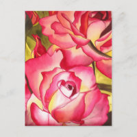 Hannah Gordon Rosa Blume Aquarellkunst