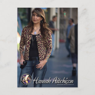 Hannah in Hollywood Postcard - Hannah Aitchison Postkarte