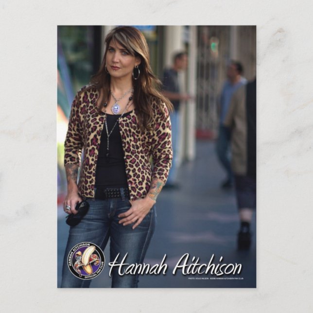 Hannah in Hollywood Postcard - Hannah Aitchison Postkarte (Vorderseite)
