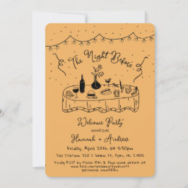 Hannah ist die Nacht vor der Begrüßungsnacht Einladung