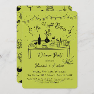 Hannahs Begrüßungsnacht vor Chihuahua Einladung