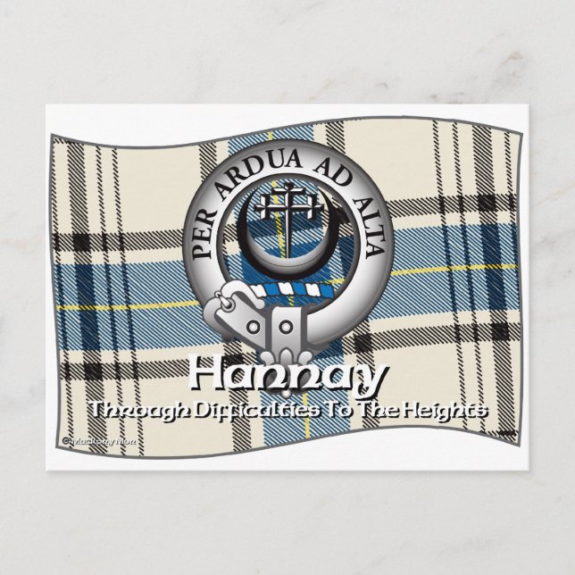 Hannay Clan Postkarte (Vorderseite)