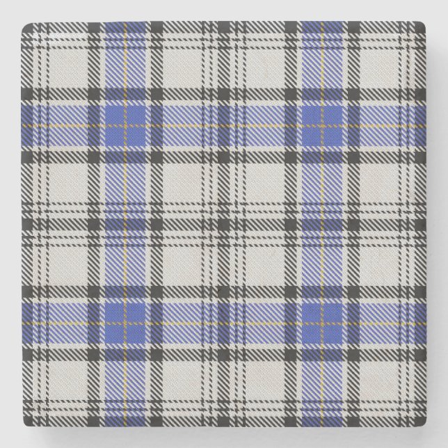 Hannay Tartan Steinuntersetzer (Vorderseite)
