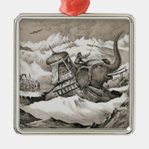 Hannibal (247-c.183 BC) und seine Silbernes Ornament