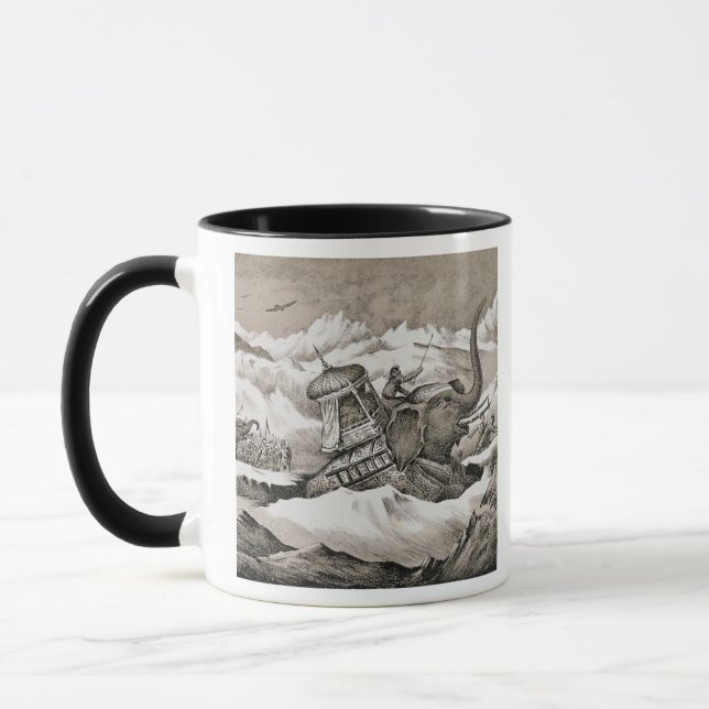 Hannibal (247-c.183 BC) und seine Tasse (Links)