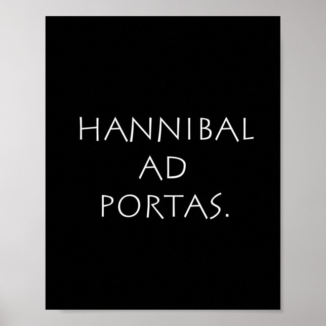 Hannibal ad portas poster (Vorne)