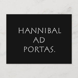 Hannibal ad portas postkarte
