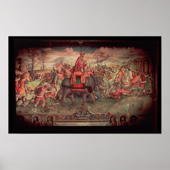 Hannibal über die Alpen Poster (Vorne)