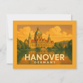 Hannover Deutschland Stadt Kunst Postkarte
