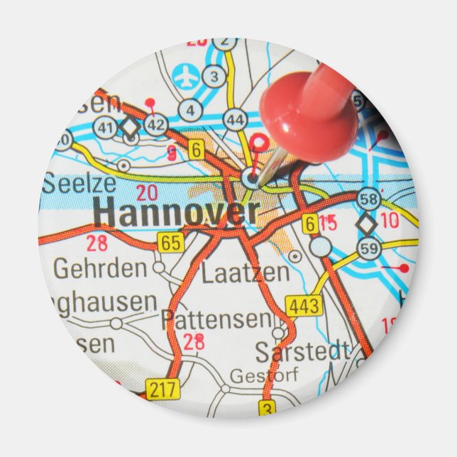 Hannover, Hannover, Deutschland Magnet (Vorne)