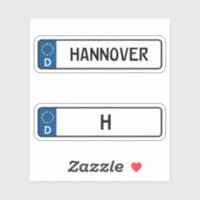 Hannover-Kennzeichen, deutsches Kennzeichen für Kr