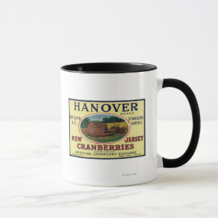 Hannover-Marken-Moosbeeraufkleber Tasse