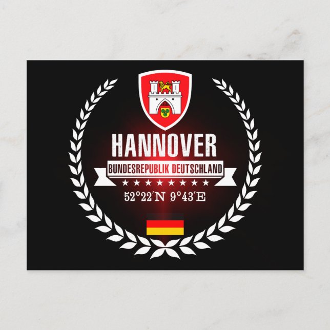 Hannover Postkarte (Vorderseite)