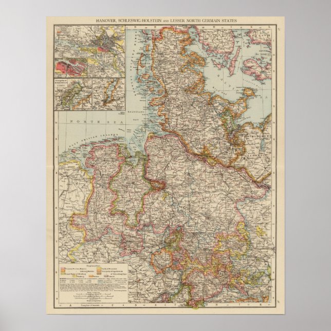 Hannover, Schleswig Holstein Poster (Vorne)