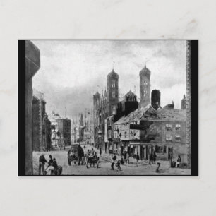 Hannover Street mit Duke Street, ca. 1858 Postkarte