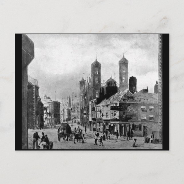 Hannover Street mit Duke Street, ca. 1858 Postkarte (Vorderseite)