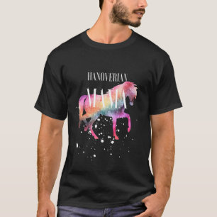 Hannoveraner Pferd Mama Galaxy Pferd Mädchen Reits T-Shirt