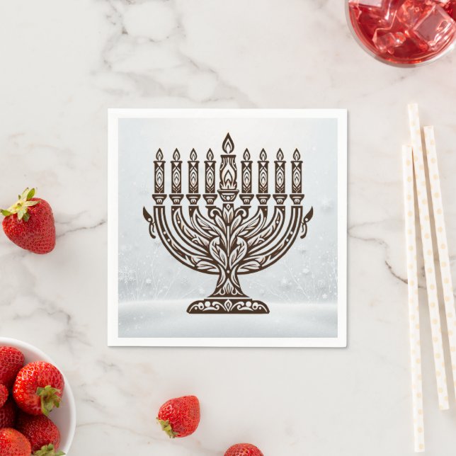 Hannukah Celebration Serviette (Beispiel)