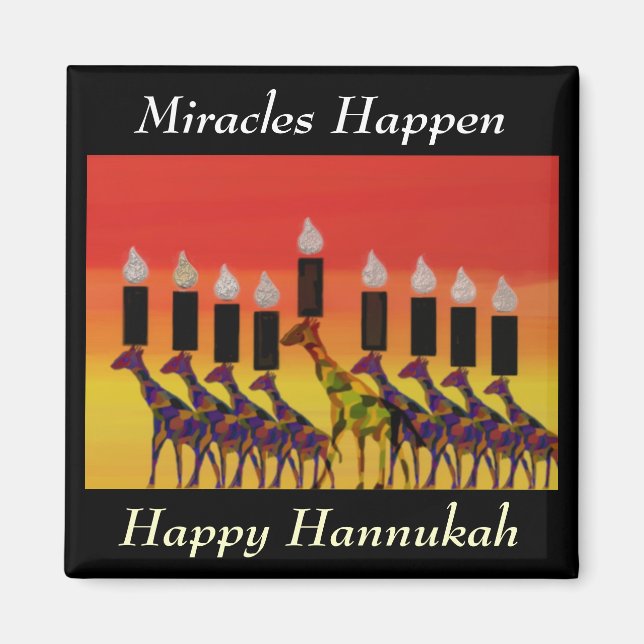 Hannukah Lights Magnet (Vorne)