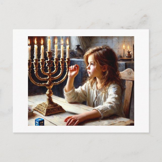 Hannukah Lights, Postkarte (Vorderseite)