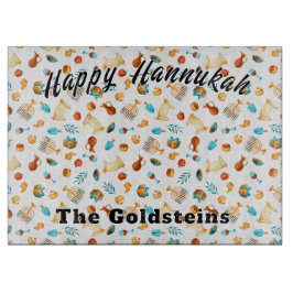 Hannukah Menorah Tropfen Board Candle Tischset Schneidebrett