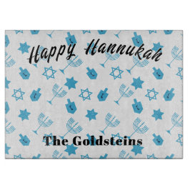 Hannukah Menorah Tropfen Board Candle Tischset Schneidebrett