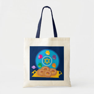 Hannukah Plate Budget Tasche