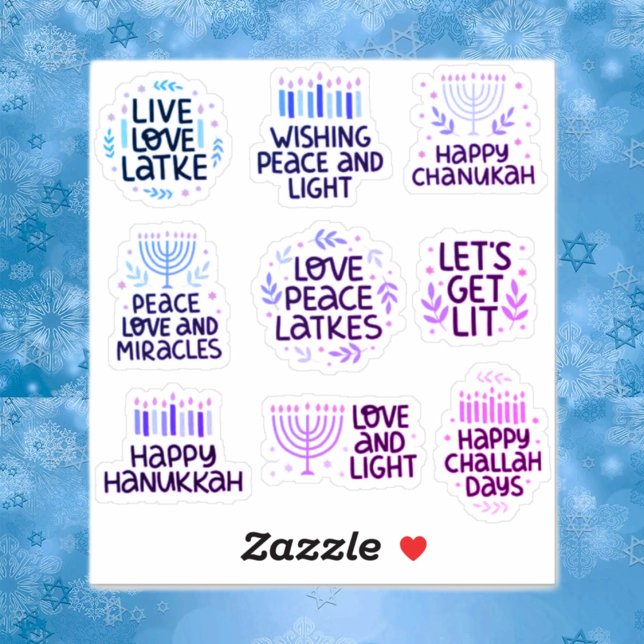 Hannukah-Redewendungen-Aufkleber Aufkleber (Von Creator hochgeladen)