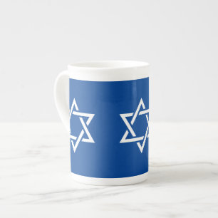 Hannukah Typografie Collage Art Prozellantasse