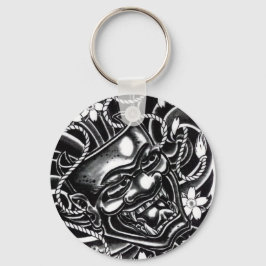 Hannya Mask Tattoo Design Schlüsselanhänger