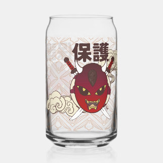 Hannya-Masken-Glas Dosenglas