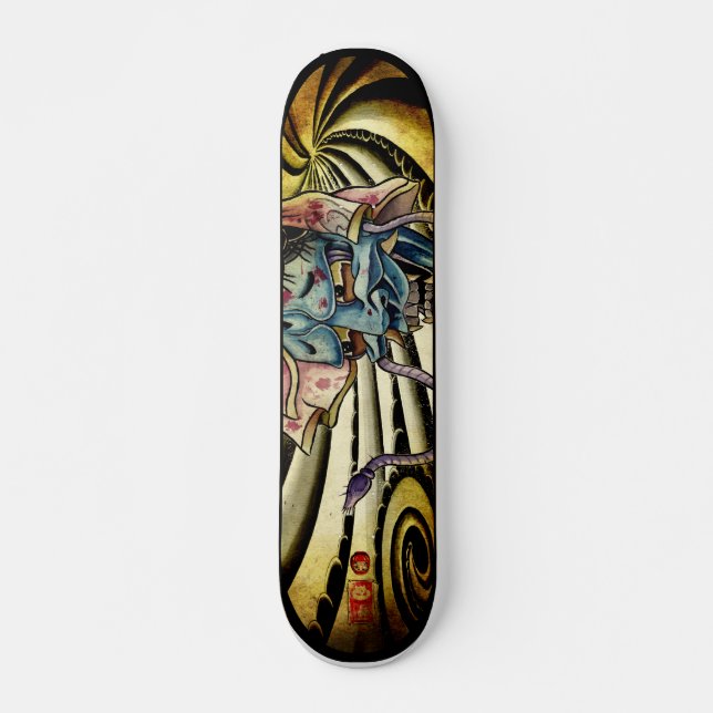 Hannya Skateboard (Vorne)