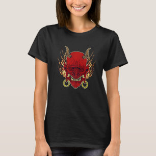 Hannya Traditioneller japanischer Demon Oni Maske  T-Shirt