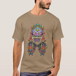 Hannya und Oni Maske T-Shirt
