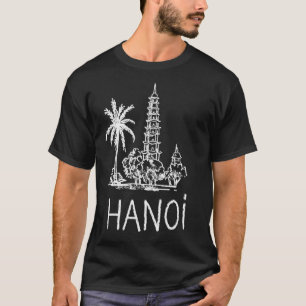 Hanoi City Vietnam-Souvenir für Männer Frauen 2 T-Shirt