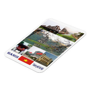 Hanoi - Mosaik - Vietnam - Magnet