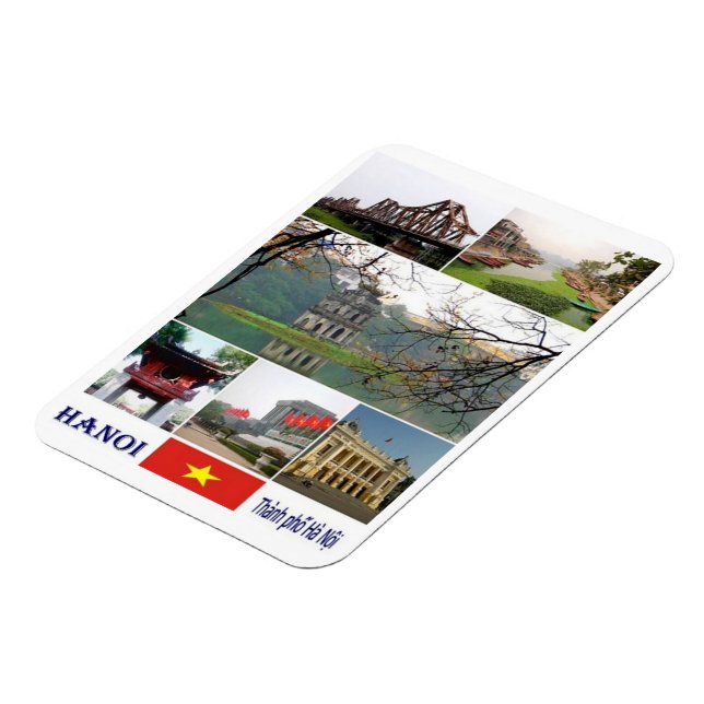 Hanoi - Mosaik - Vietnam - Magnet (Linke Seite)