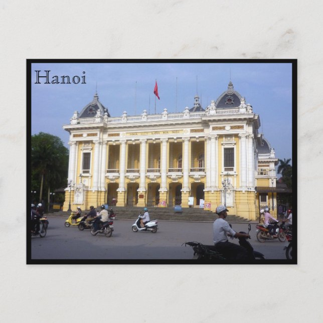 Hanoi Operaverkehr Postkarte (Vorderseite)