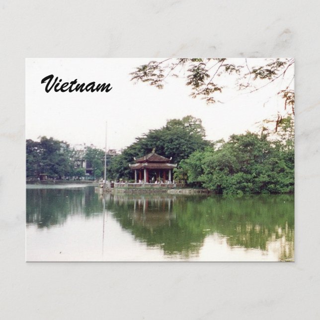Hanoi Postkarte (Vorderseite)