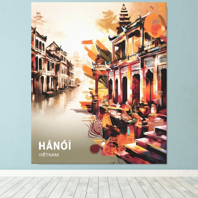 Hanoi Serenity Leinwanddruck (Insitu (Holzboden))