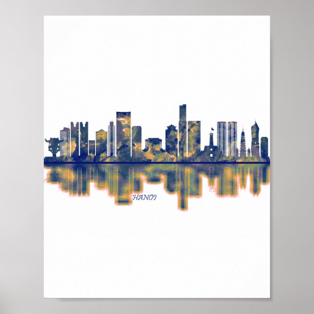 Hanoi Skyline Poster (Vorne)
