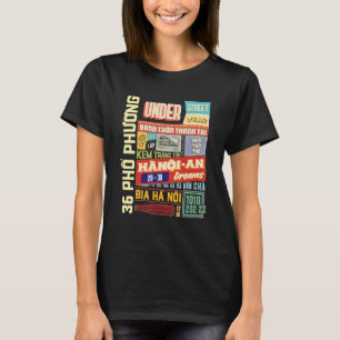 Hanoi unter vietnamesischem Hauptstadt Street Styl T-Shirt