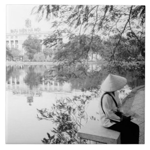 Hanoi Vietnam, Blick auf den Hoan-Kiem-See (NR) Fliese