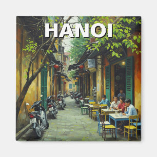 Hanoi Vietnam Café in Alley Magnet