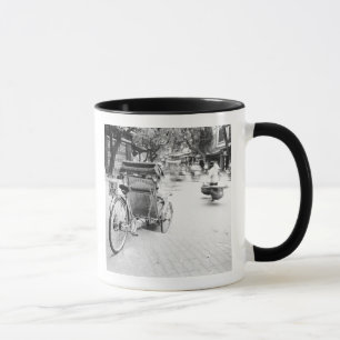 Hanoi Vietnam, Cyclo im alten Hanoi Tasse