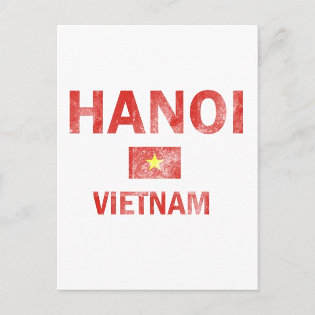 Hanoi Vietnam Designs Postkarte (Vorderseite)