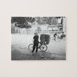 Hanoi Vietnam, Fahrrad-Lieferbotin (NR) Puzzle