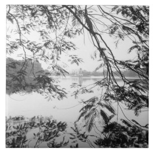 Hanoi Vietnam, Hoan Kiem See Aussicht Fliese